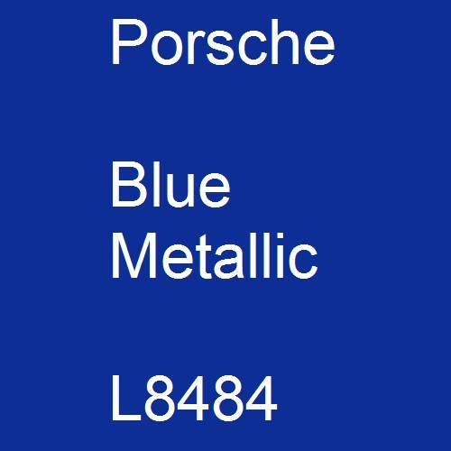 Porsche, Blue Metallic, L8484.